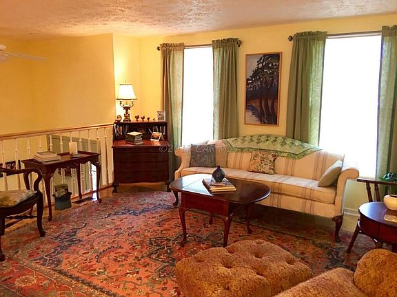 Formal Living Room with hardwood floors