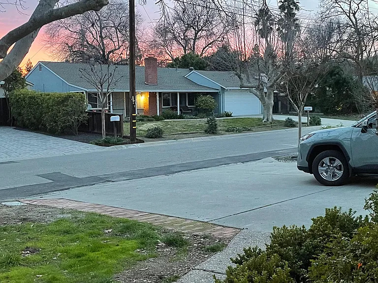 ~View from the front door of the main house 
~Quiet court location