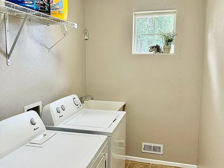 upstairs laundry room