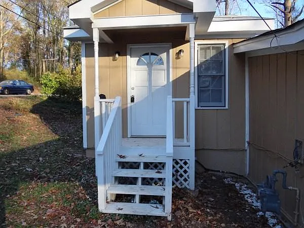 Front door from outside
