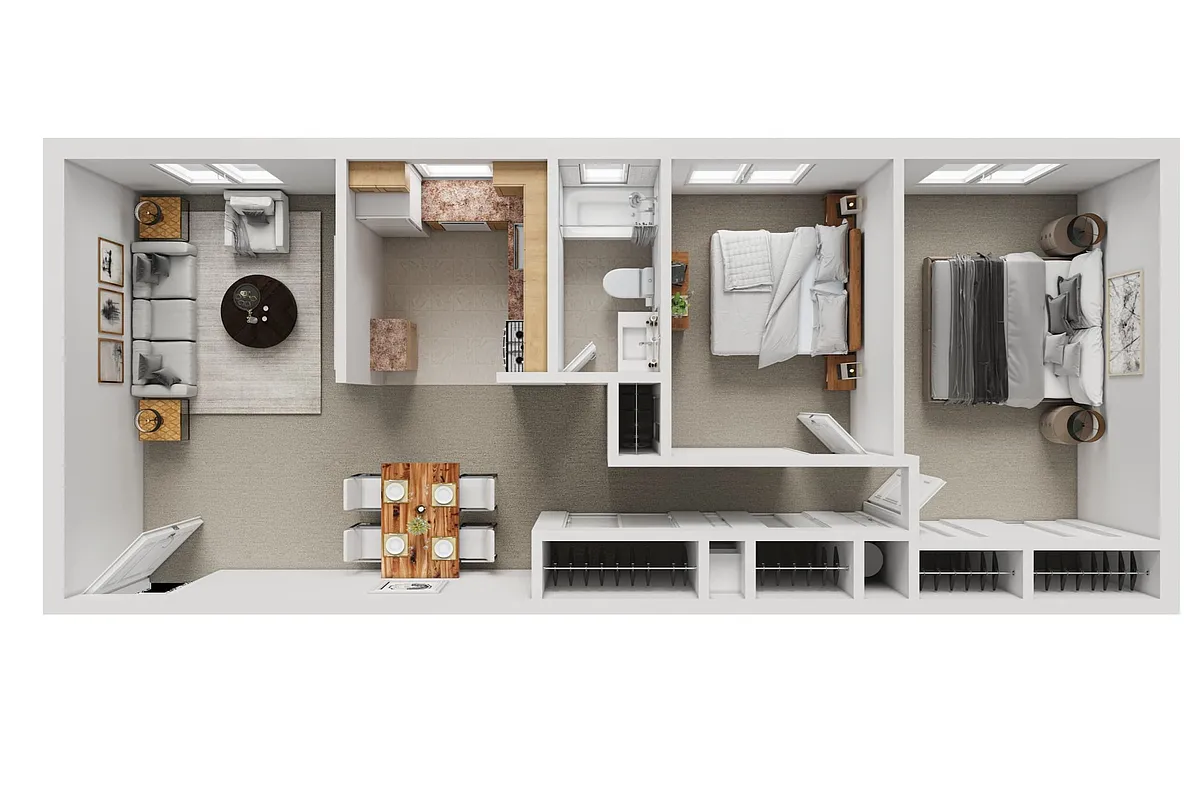 Floor plan 2 Bedroom