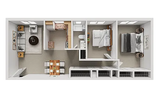 Floor plan 2 Bedroom