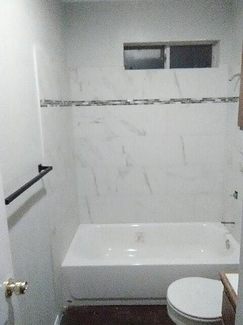 New bathroom, beautiful tile