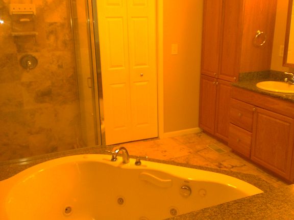 Master bath jetted tub