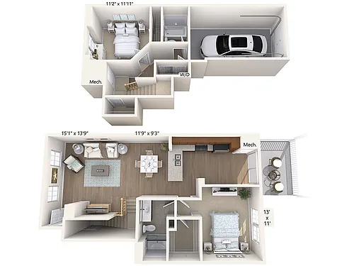 Floor plan B1TG-H