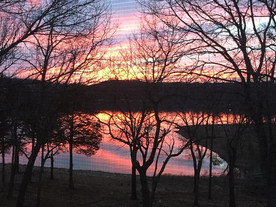 View from screened in patio!