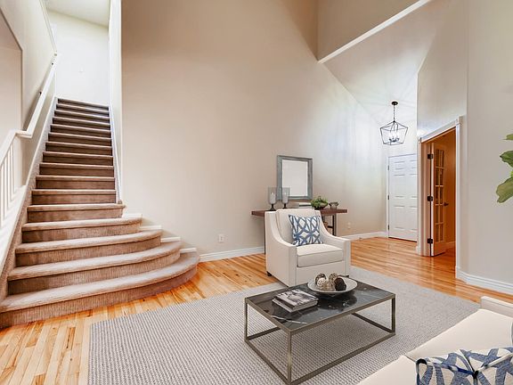 Living Room with Study and Front door to the right.