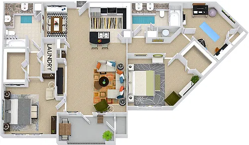 Floor plan London with Study
