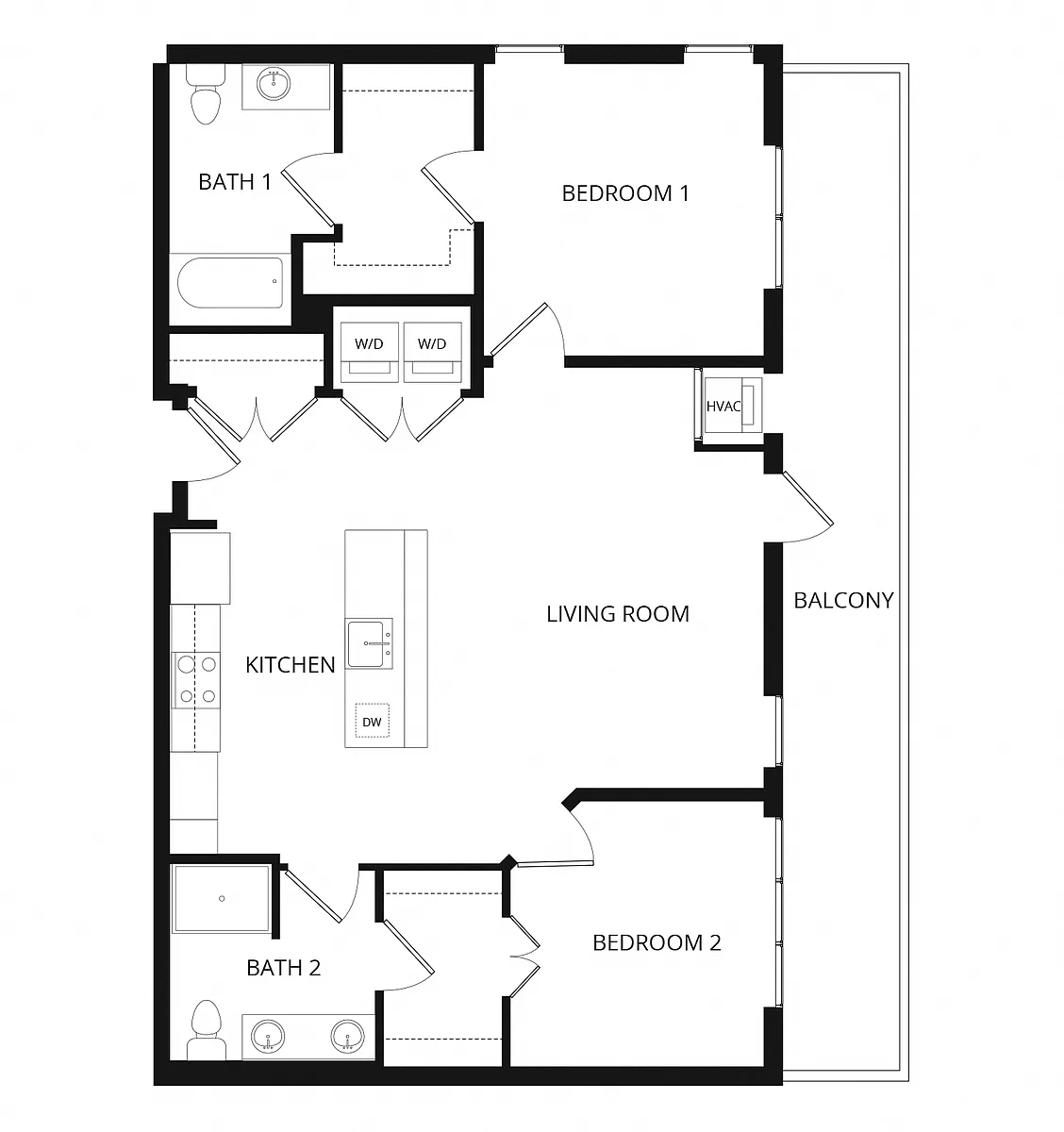 Floor plan Big Sandy