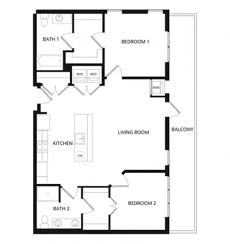Floor plan Big Sandy
