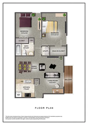 Floor plan The Oak