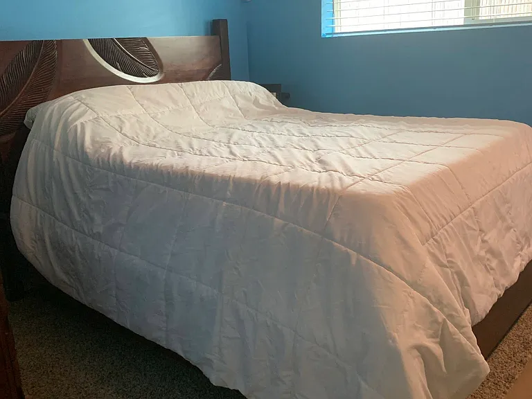 Third bedroom is across from 2nd bathroom and now has luxury vinyl plank flooring.