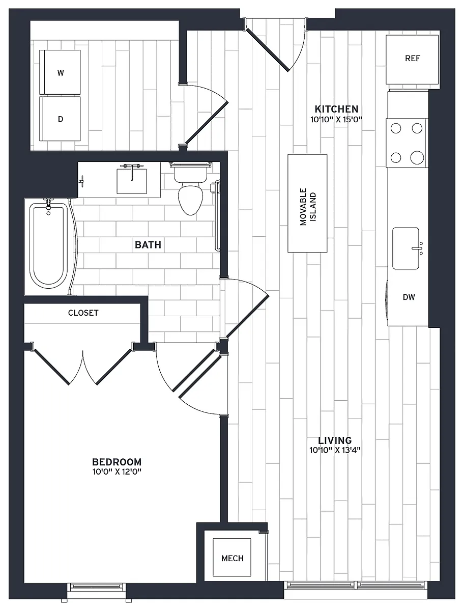 Floor plan A8b