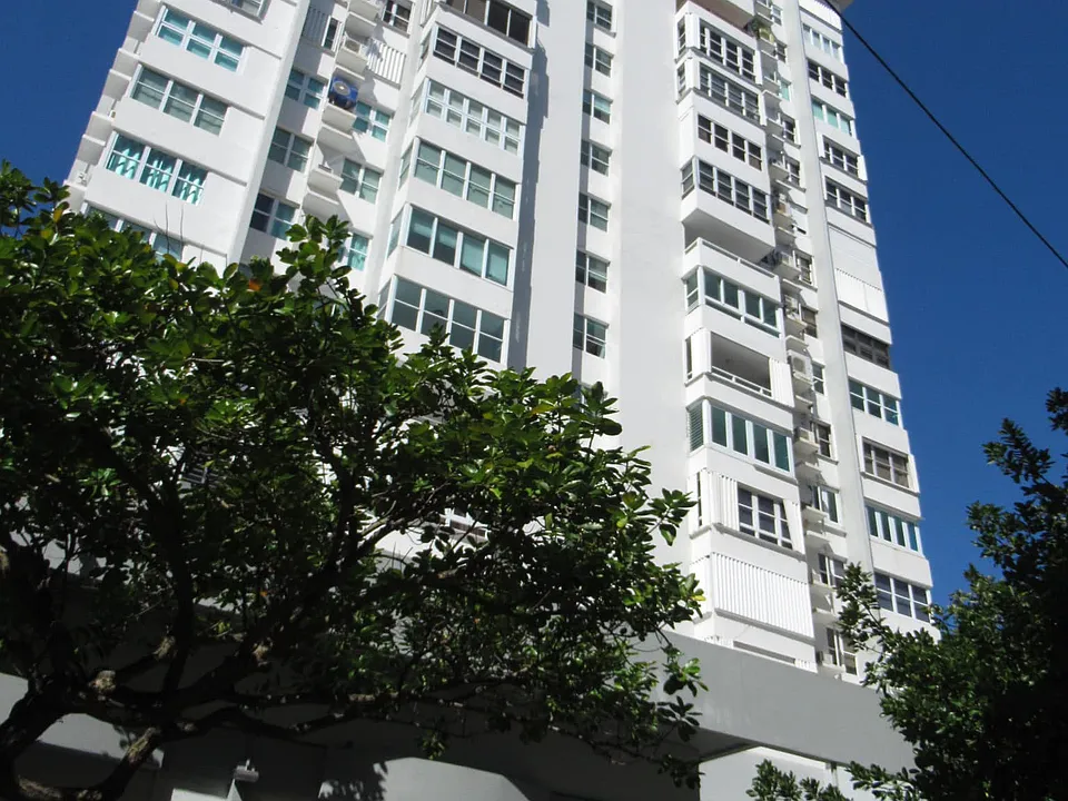 Building as seen from street.