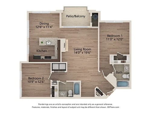 Floor plan B2