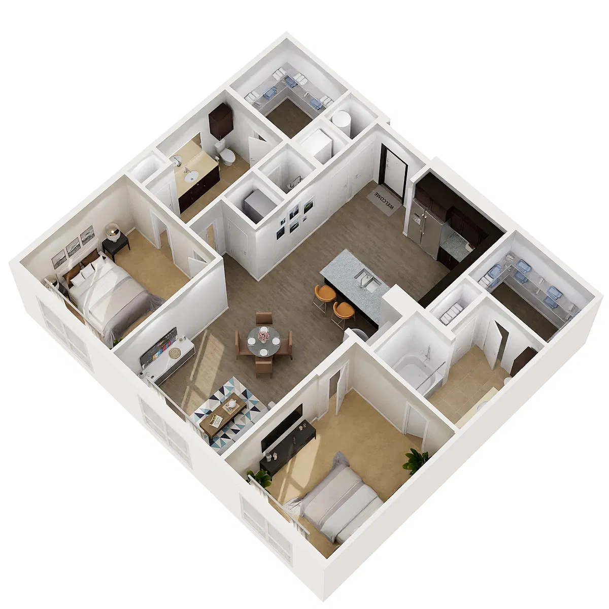 Floor plan B1