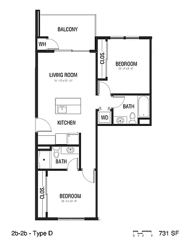 Floor plan bed2