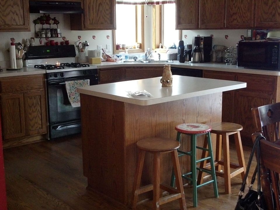 Kitchen with an island