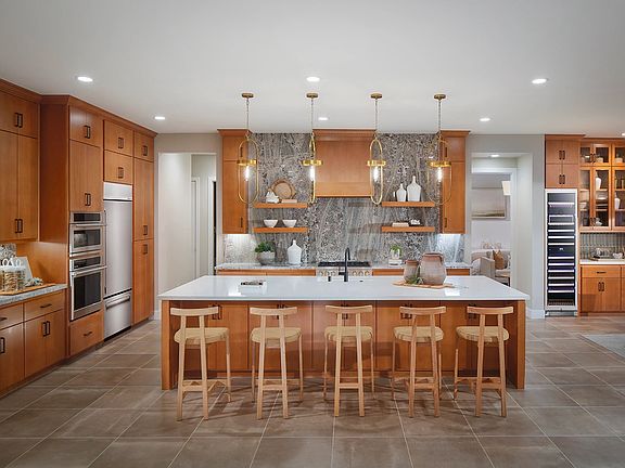 Plan 6 Model Home Kitchen