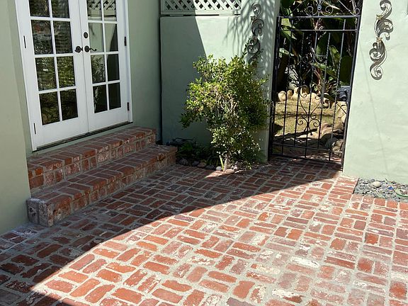 Beautiful court yard off the living room