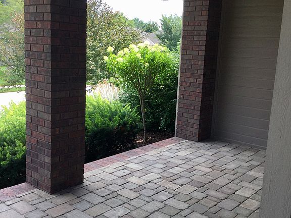 Brick wrap around porch