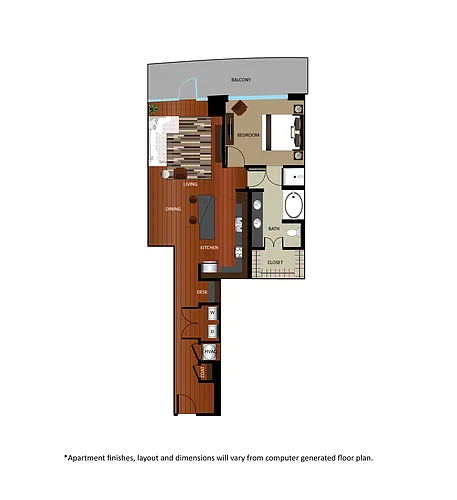 Floor plan A2 - Renovated