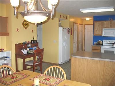 Large kitchen - fresh paint
