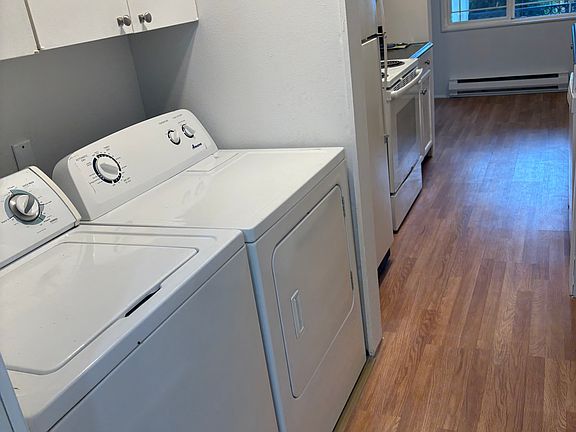 Washer and dryer in unit
