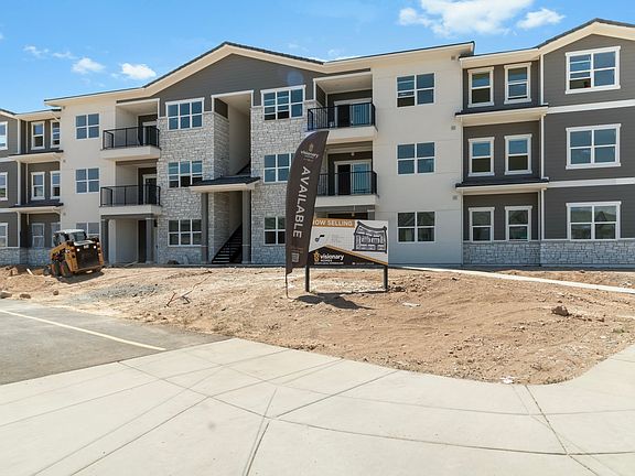 Exterior photos show previous building as an example, not representative of specific listings. Cont