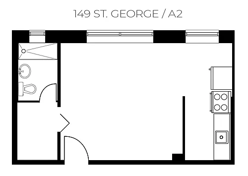 Floor plan Studio
