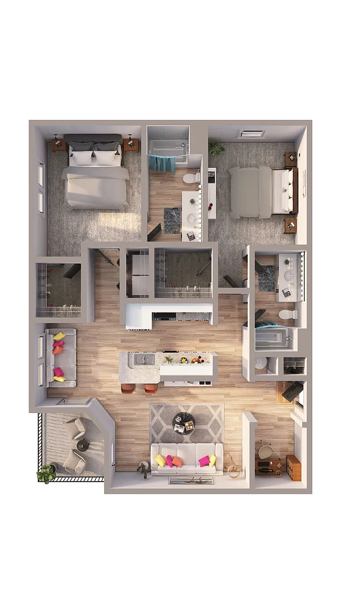 Floor plan B2-L2
