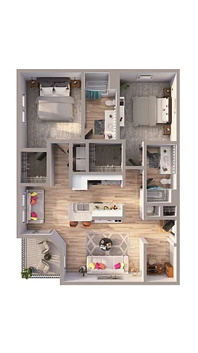 Floor plan B2-LC