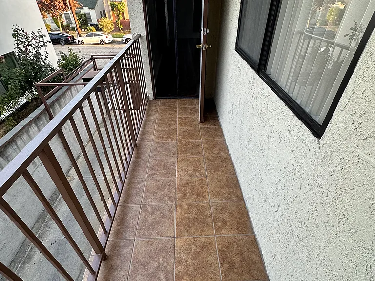 Kitchen area balcony