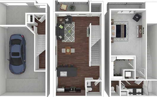 1 bed, 1.5 bath, 989 sqft, $1,805 — Photo 3