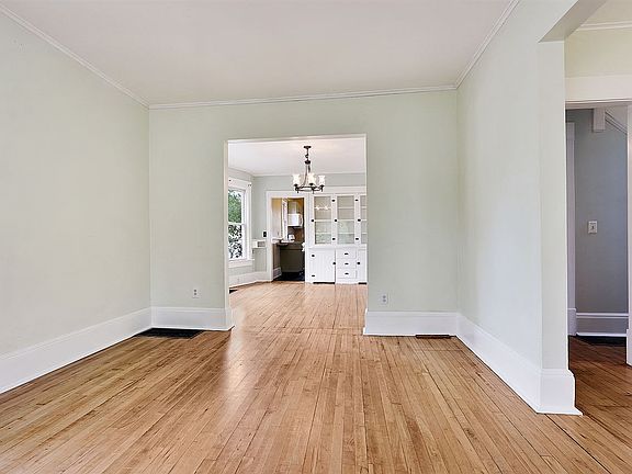 Living Room into Dining Area.