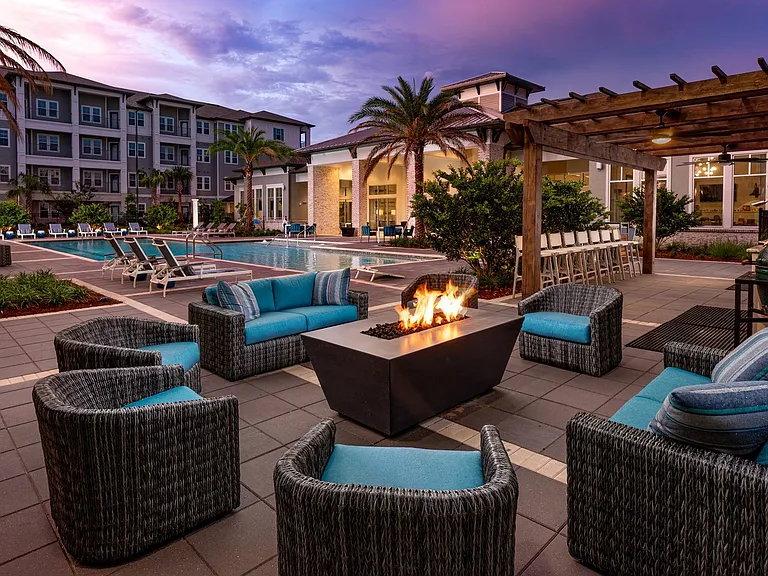 Swimming Pool and Outdoor Seating Area