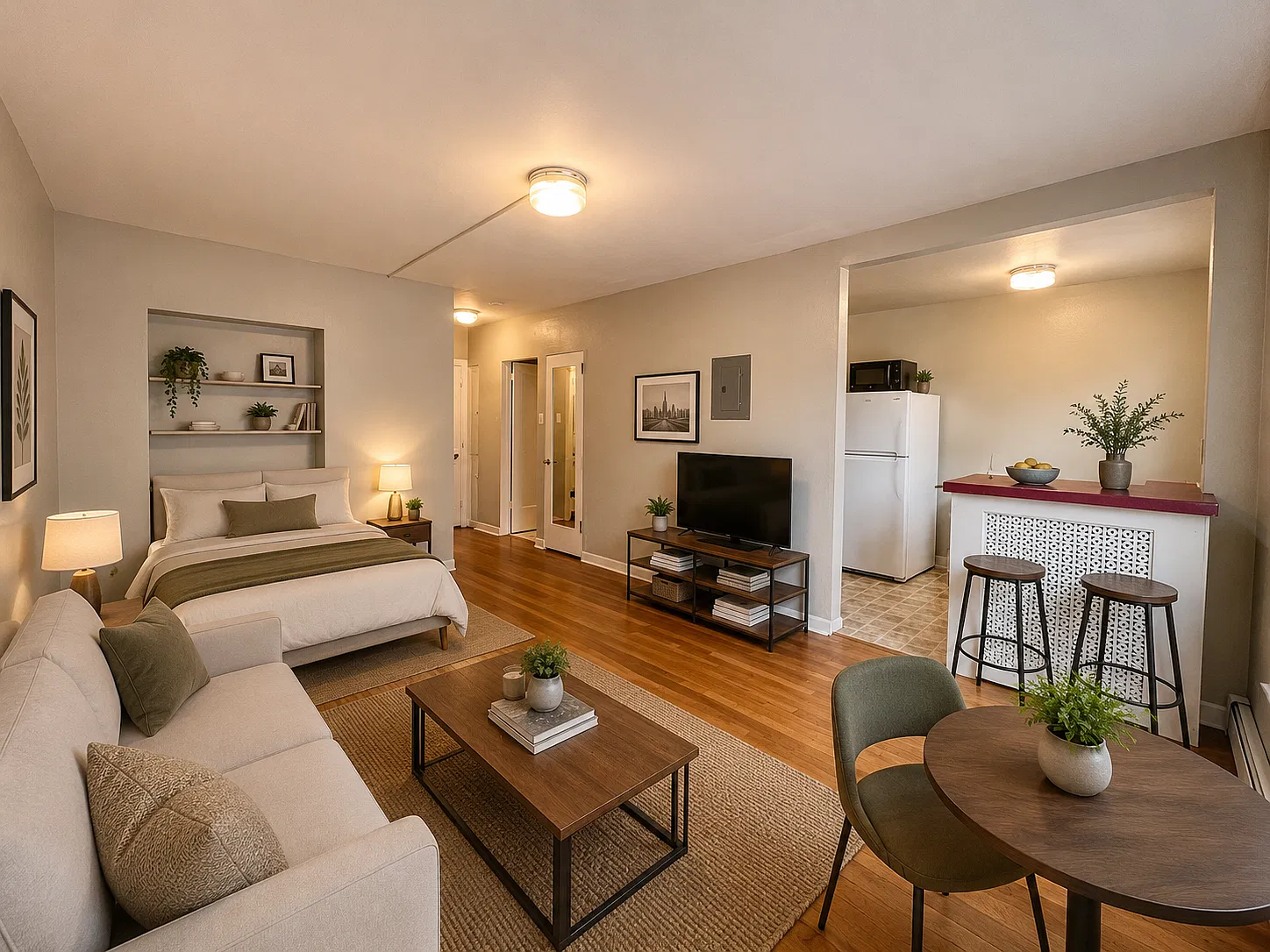 Studio, 450 sqft, $1,395 — Photo 3