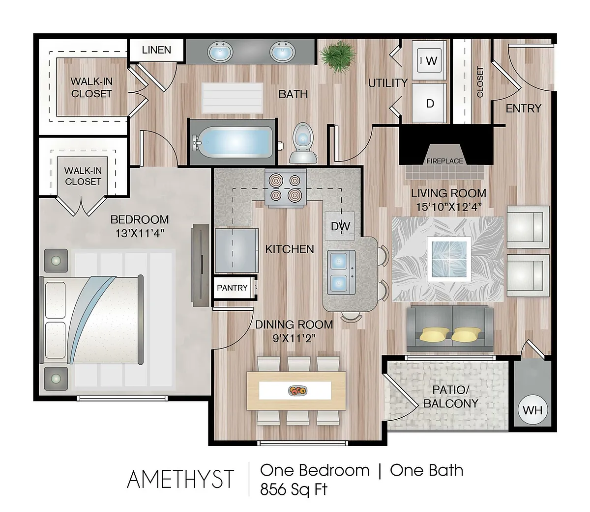 Floor plan Amethyst