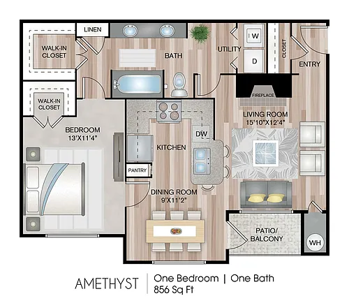Floor plan Amethyst