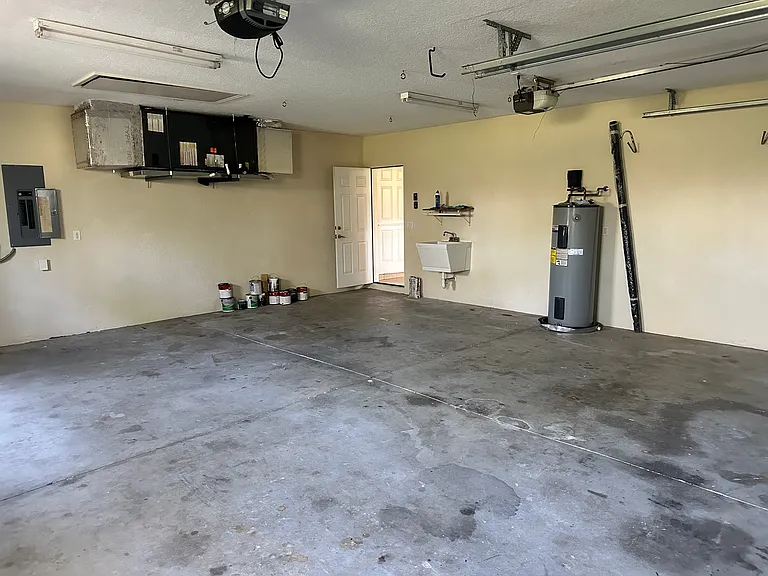 2 Car Garage view from Garage Door