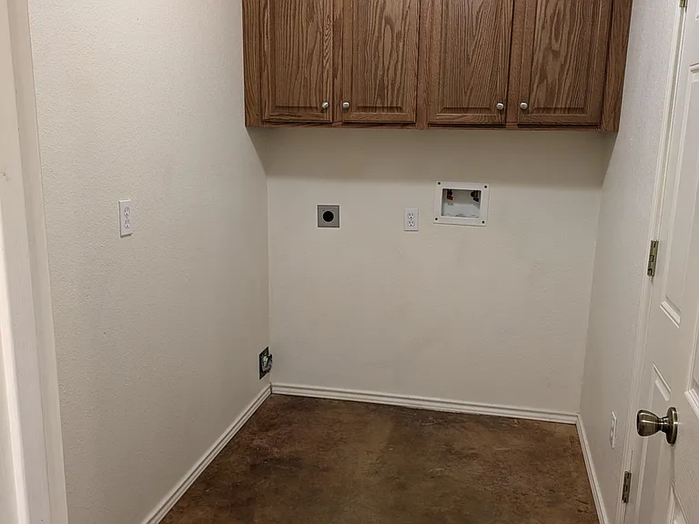 Laundry room with extra storage