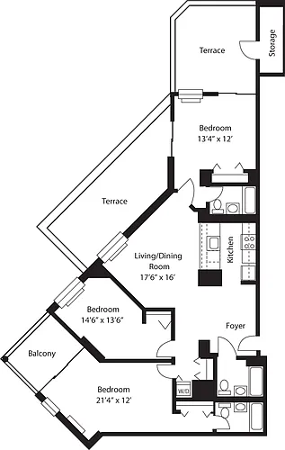 Floor plan D3 K3