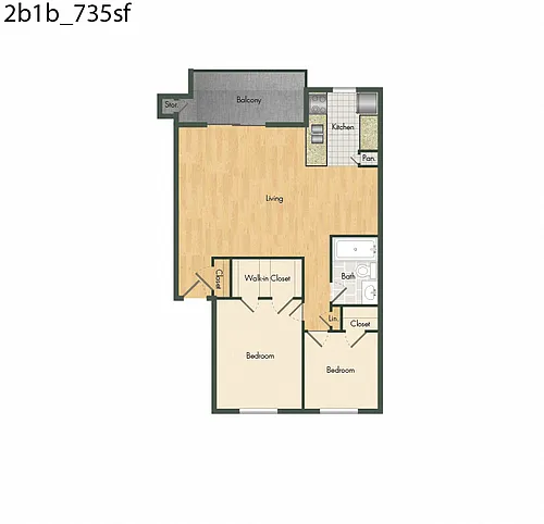 Floor plan B2 Affordable