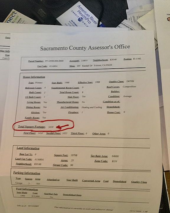Sacramento cty assessor’s