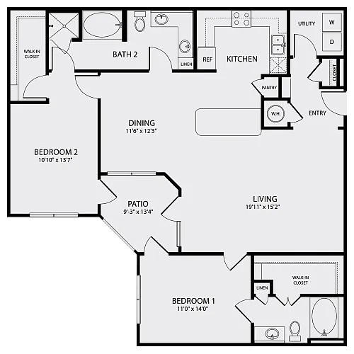 Floor plan B2-R