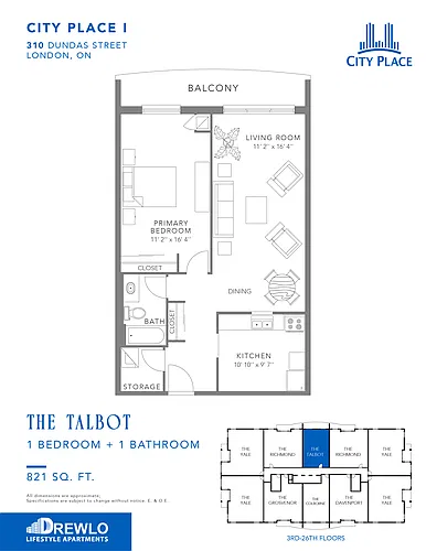 Floor plan Talbot