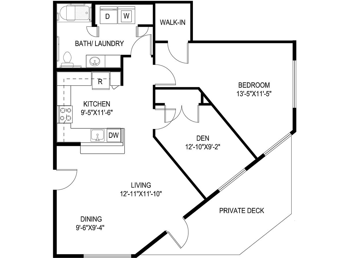 Floor plan A16D