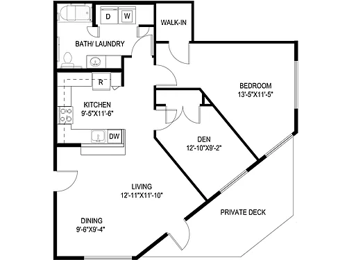 Floor plan A16D