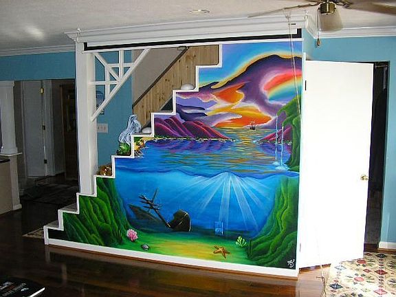 living room wall