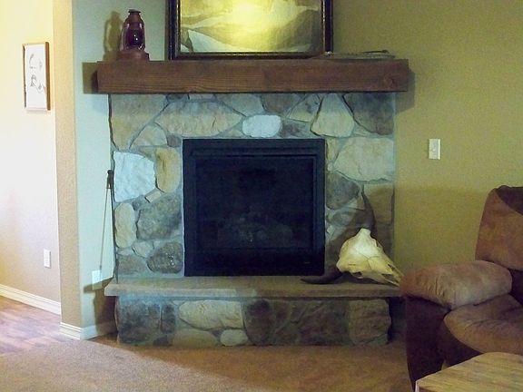Western Mantel Gas Fireplace